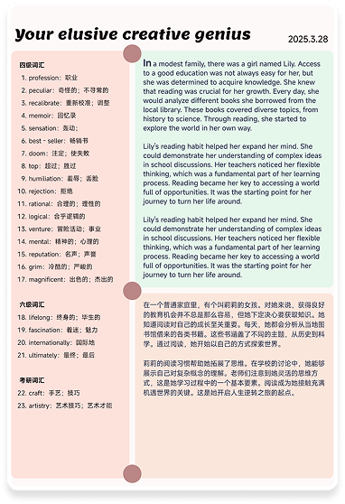Template preview